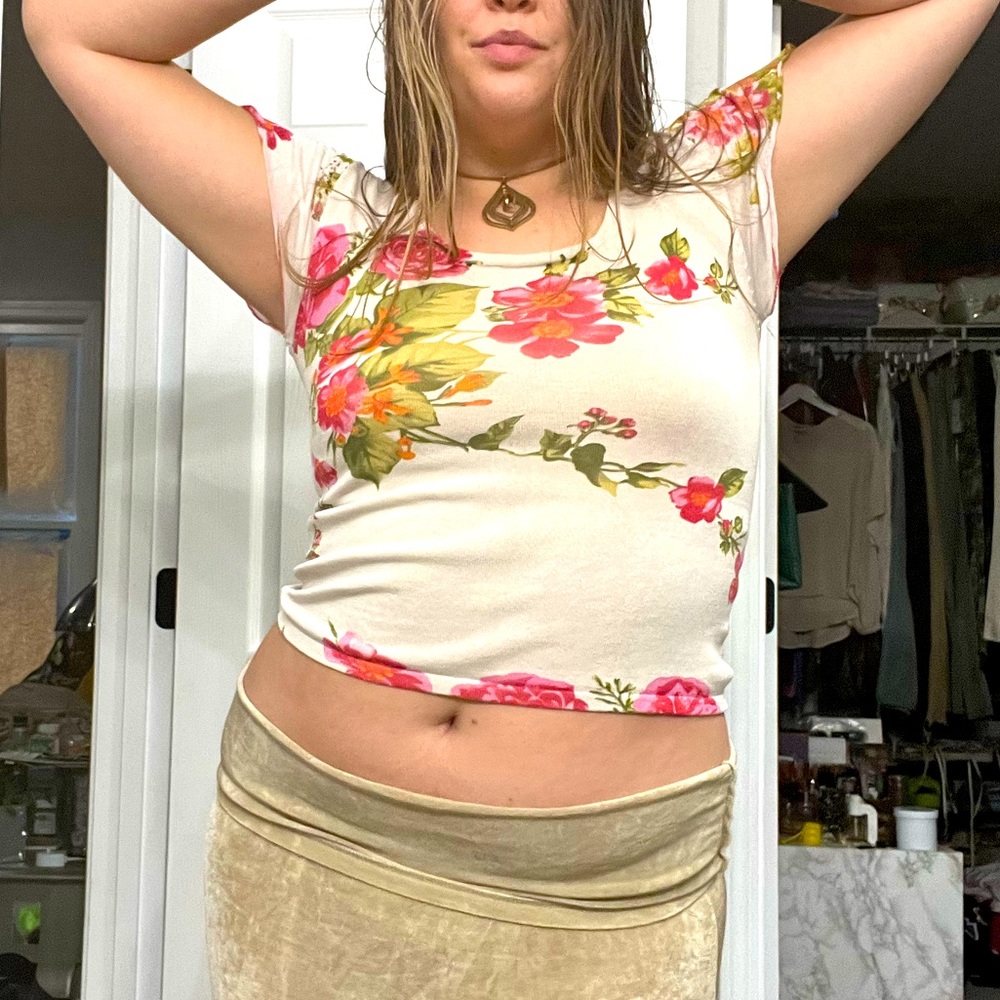 Floral Boho Indie Top